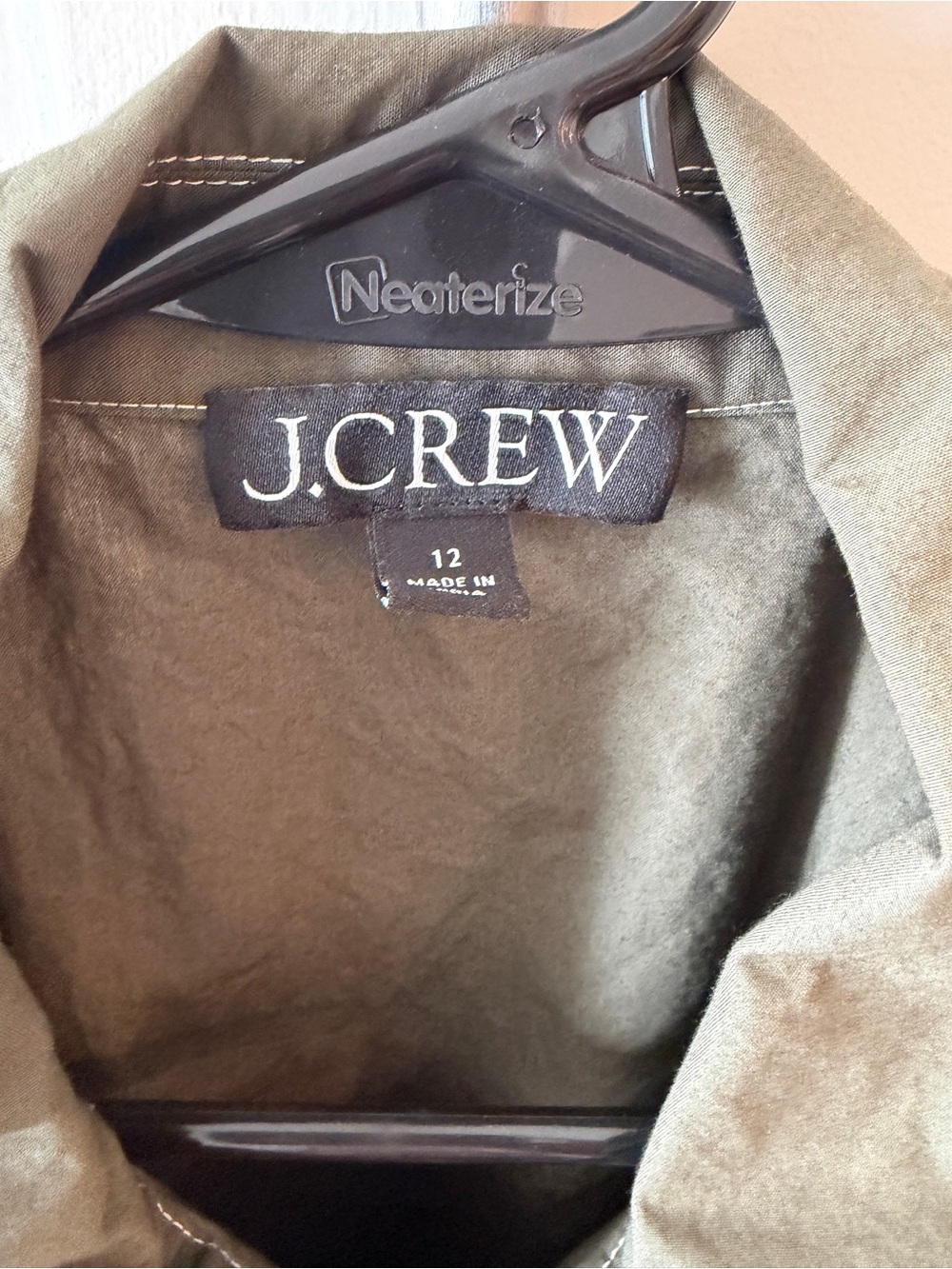 J.Crew Arden shirt-dress in cotton poplin! - Picture 4 of 5